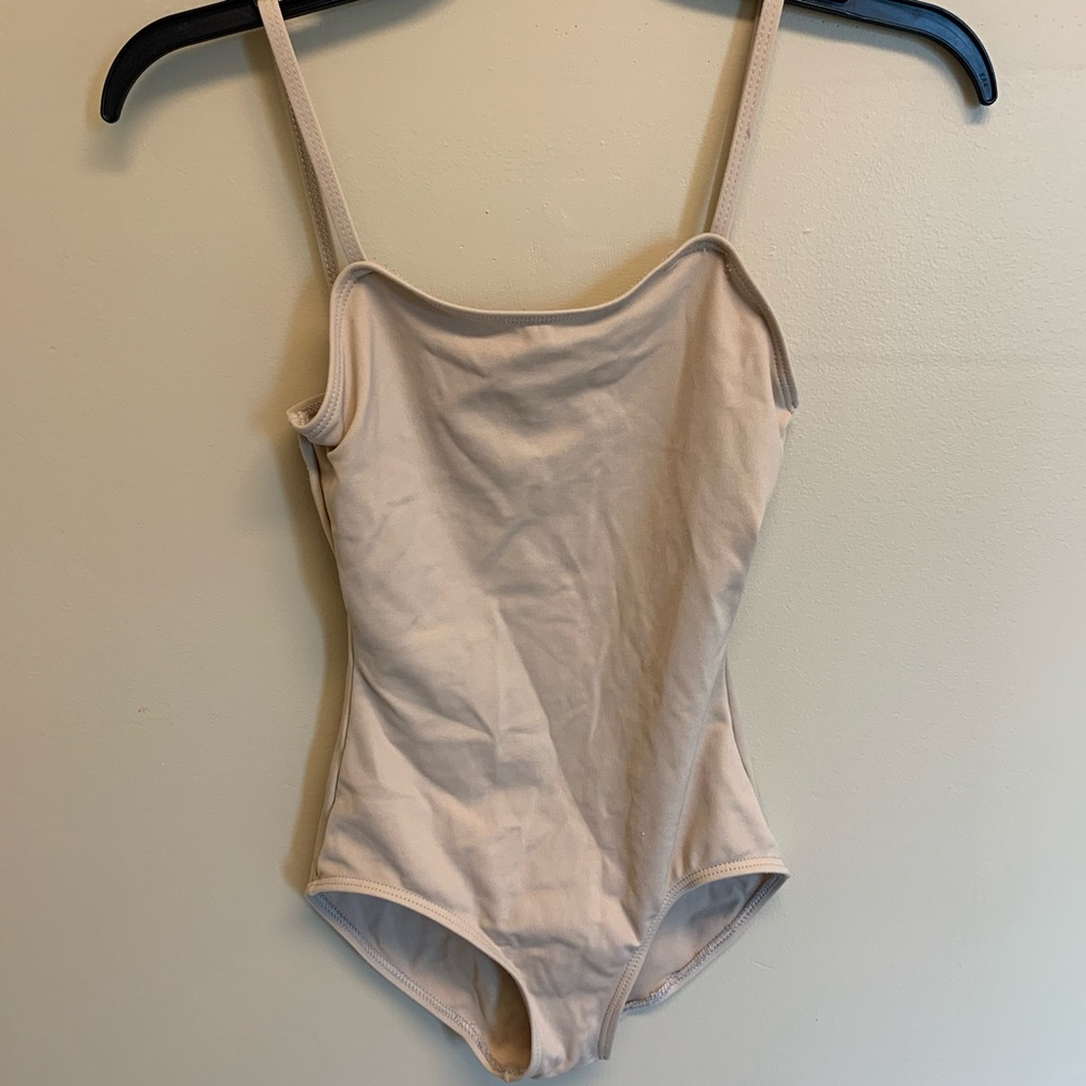 Capezio nude dance leotard to wear under costumes. Like new.
